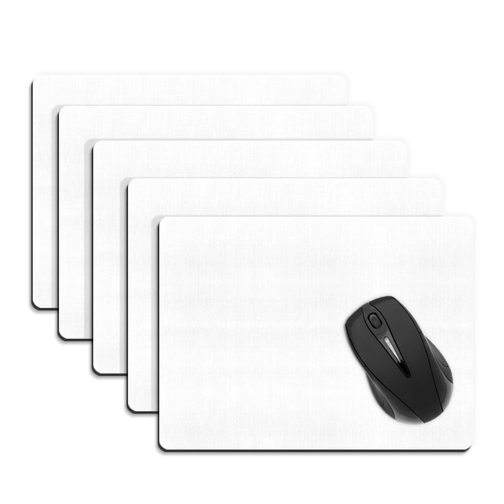 25Pcs Blank White Mousepad 8.3 x 10.2 Sublimation Heat Transfer Mouse Pad