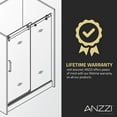 thumbnail image 4 of ANZZI Enchant 70-in. x 60.4-in. Framed Sliding Shower Door in Brushed Nickel, 4 of 10