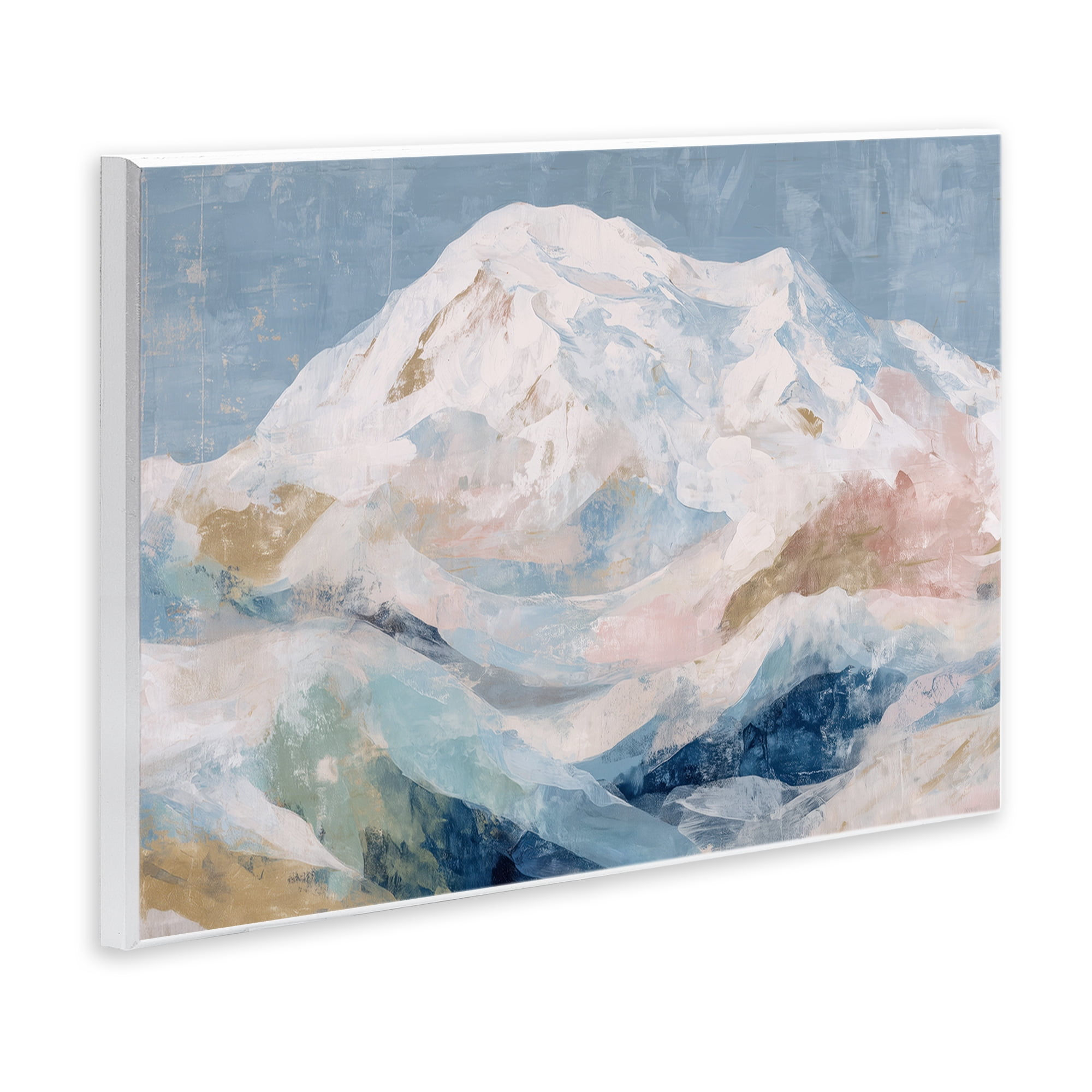 Stupell Industries Icy Mountain Range at Dusk Wall Plaque Art, design by Chromatic Storm Studio