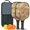 Black-4, variant on Pickleball Paddles Set Of 2, Fiberglass Surface, Liquid & Marble Print, 4 Balls & Bag
