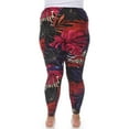 thumbnail image 4 of White Mark Women's Plus Size Casual Tropical Leggings, 4 of 5