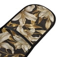thumbnail image 2 of Dailycode Double Sided Oven Mitt with Loop Heat Resistant Kitchen Long Potholders 7" x 35" Luxury Lilies Floral Flower, 2 of 6