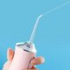thumbnail image 4 of Flosser de agua inalámbrico recargable profesional limpiador dental portátil impermeable irrigador bucal dental con tanque de agua limpiable para el hogar y viajes, cuidado de aparatos ortopédicos y puentes (rosa) JM, 4 of 5