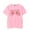 Pink, variant on Rabbitology Lung Tee Unisex Crewneck Short Sleeve T-shirt Casual Streetwear Tops