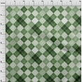 thumbnail image 4 of oneOone Cotton Silk Forest Green Fabric Check Dress Material Fabric Print Fabric By The Yard 42 Inch Wide, 4 of 4