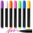 thumbnail image 1 of Marqueurs de Tableau à Messages LED 7 Couleurs, Compatibles avec les Blocs de Griffonnage Réutilisables, les Tableaux de Messages en Acrylique Lumineux et les Tableaux d'Écriture LED; Marqueurs Effaçables de Couleur Néon., 1 of 6