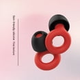 thumbnail image 3 of Tapones para los oídos Loop Quiet para reducir el ruido: protección auditiva súper suave y reutilizable en silicona flexible para dormir y hacer ruidoblue and white color, 3 of 5