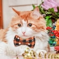 thumbnail image 6 of Pet Bow Tie,Pet Collar Bow Collar Collar Strap,Head Safety Socket Dog Collar With Bow And Bell For Dogs,Cats And Rabbits(7-11Inch,#15), 6 of 8