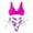 Purple, variant on ibuvkizy Women Bikini Swim Top Tankinis Swimsuits for Women,Fashion Leaf Print Sexy Split Two Piece Swimsuit Padded Swimsuit Tops Ladies Girls Summer