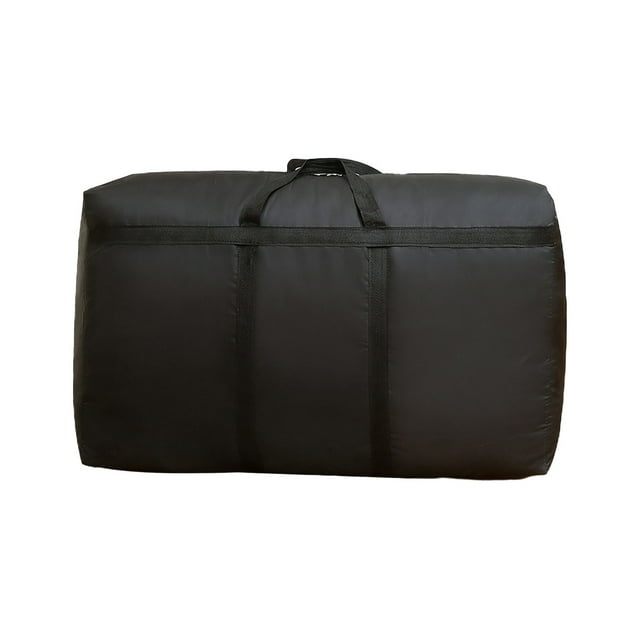 Large Storage Bag For Blankets And Quilts Waterproof Reinforced Fabric With Heavy Duty Metal Zipper And Clear PVC Window