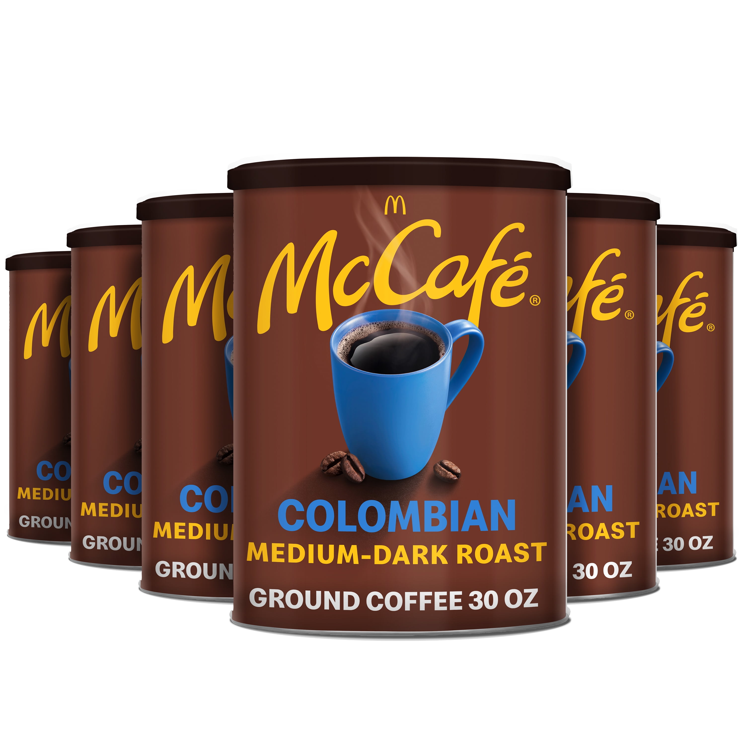 6 pack) McCafe Premium Roast, Medium Roast, Ground Coffee, 30 oz
