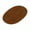 Dark Brown, variant on 1 Pair PU Leather Repair Patches Oval Shape Elbow Knee Patches for Jeans Clothes