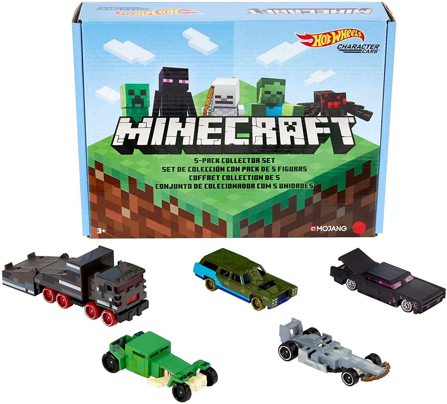 Carro Hot Wheels Minecraft Ocelot Mattel - Papellotti