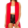 thumbnail image 6 of Women's Casual Solid Vest with Dramatic Hi-Low Hem, 6 of 6