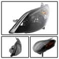 thumbnail image 2 of VIPMOTOZ Black Housing OE-Style Headlight Headlamp Assembly For 2003-2008 Toyota Matrix, Driver & Passenger Side, 2 of 6