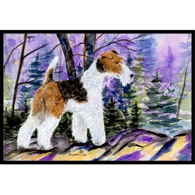 Carolines Treasures SS8630JMAT Tapis Intérieur Ou Extérieur 24 x 36 Po. Fox Terrier