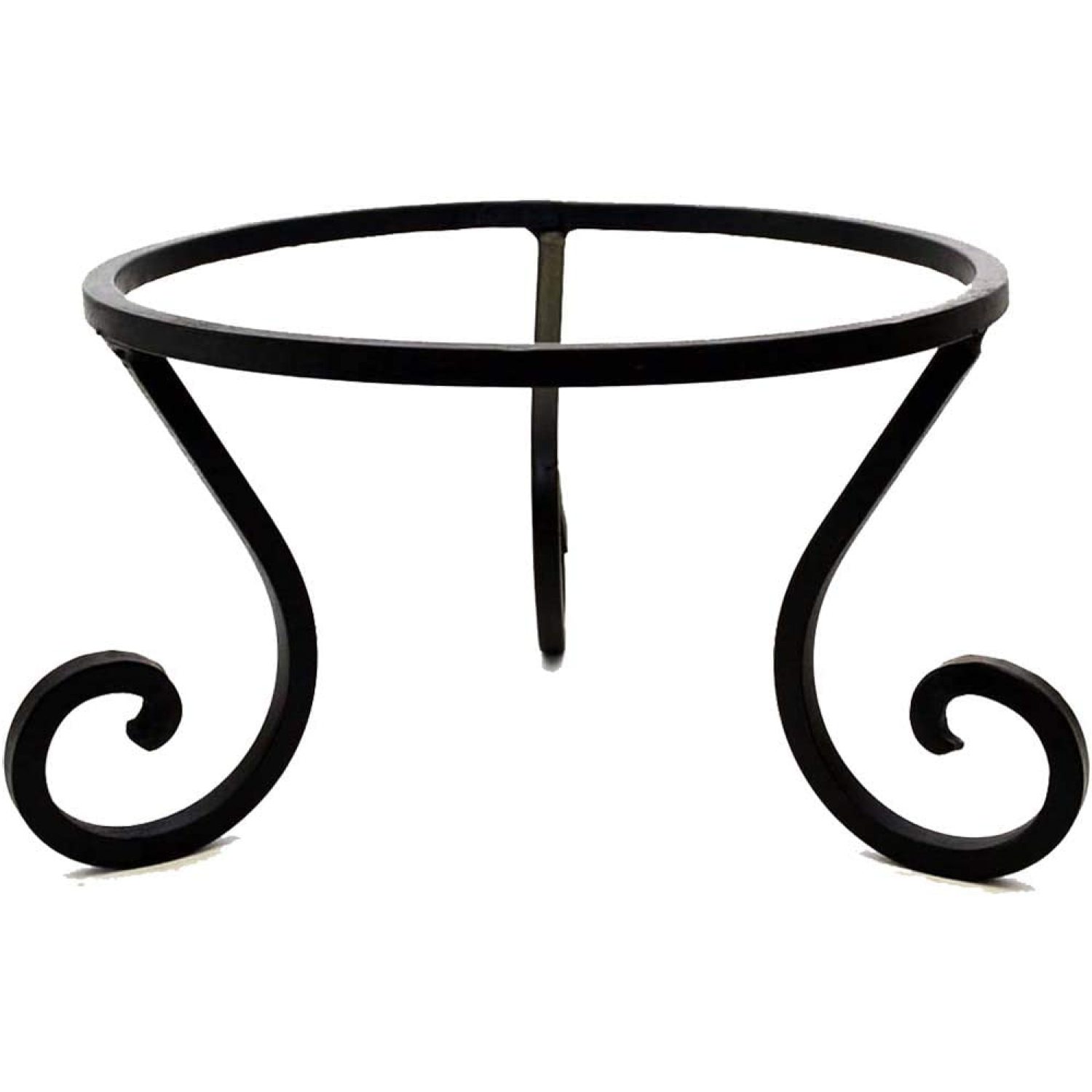 Wrought Iron Pot Stand8 Inches Tall x 12 Inches Inside Diameter of The