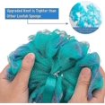 thumbnail image 3 of 4 Pack Shower Bath Sponge Shower Loofahs Balls 60g/pcs For Body Wash Bathroom Men Women Flower Color, 3 of 5