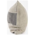 thumbnail image 3 of HomeRoots 392285 Plaid Pattern Lumbar Throw Pillow Cover, Beige & Black, 3 of 5