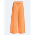 thumbnail image 5 of Scoop Women's Pleated Wide-Leg Sweatpants, 29'' Inseam, Sizes XS-XXL, 5 of 5
