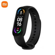 Xiaomi MI Band 6 Smart Watch ,Fitness Tracker with SpO2 Monitor 30 Sports Modes 1.56 In. AMOLED Screen 5ATM Waterproof Wristband Smart Bracelet, Black