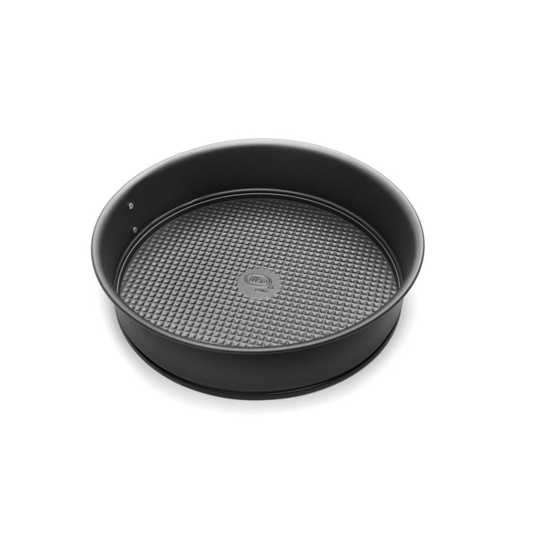 Springform Pan 10 Inch with 2 Bottoms, Normal and Center Hole for Cake  Baking Made of Non-Stick Black Aluminum for Home Kitchen and Catering