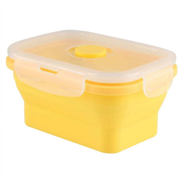 Lunch Box,350ml Rectangle Silicone Bento Bento Lunch Box Food Storage Container Elevate Your Experience