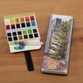 thumbnail image 5 of Creative Mark Globetrotter Watercolor Wristbands - Beautiful Watercolor Palette Held on Your Wrist! - Pan Set of 24, 5 of 7