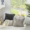 thumbnail image 2 of Paquete de 2 fundas de almohada beige de 18 x 18 pulgadas, fundas de cojín de chenilla suave para sofá, fundas de cojín de color sólido, decoración del hogar para sofá de primavera, sala de estar, 2 of 5