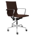 thumbnail image 1 of SOHO II Ribbed Management Office Chair (Dark Brown), 1 of 5