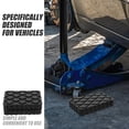 thumbnail image 2 of 2pcs Camper Jack Stand Pads Travel Trailer Jack Pads Non-Slip Camper Jack Pad Anti-Vibration RV Pads Car Lift Blocks for RV Stabilization Car Lifts, 2 of 8