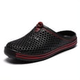 thumbnail image 4 of Zuecos Planos Ahuecados Para Mujer, Mulas De Jardín Antideslizantes Transpirables Con Punta Cerrada, Zapatos Casuales Para Playa, 4 of 4