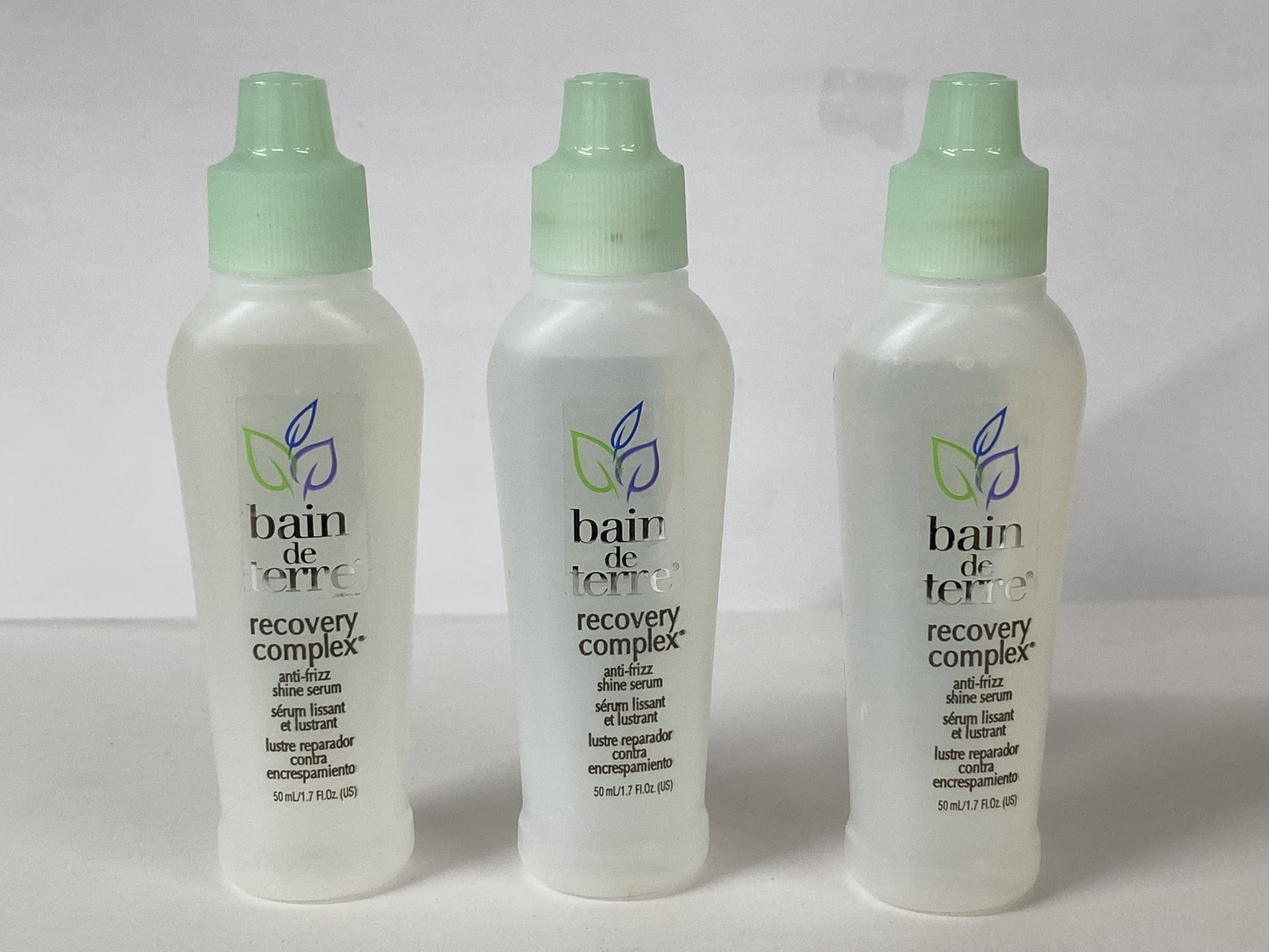 Bain De Terre RECOVERY COMPLEX anti frizz shine serum 1.7 oz ( 3 PACK