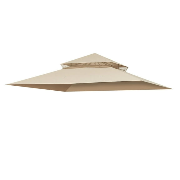 Yescom 10.6'x10.6' Gazebo Top Replacement Fit for Brand_Model Target Madaga/L-GZ136PST2 Tier Patio Garden Light Beige