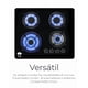 thumbnail image 3 of Estufa De Mesa/parrilla A Gas 4 Quemadores Cristal Templado Color Negro, 3 of 5
