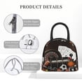 thumbnail image 4 of Balery Casino And Sports Pattern Lunch Bag Women, Lunch Box, Lunch Bag, Small Leakproof Lunch Tote Large Capacity Reusable Insulated Cooler Lunch Container-One Size, 4 of 6