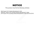 thumbnail image 2 of CMX Front Rear Disc Brake Rotors Kit for Car Toyota C-HR K8-101741, 2 of 8