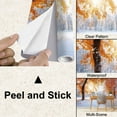 thumbnail image 4 of Peel and Stick Wallpaper first days winter Modern Art Wall Mural Decor Self Adhesive and Removable 100in x 144in, 4 of 8