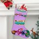 thumbnail image 2 of ¡Vamos, Plátanos! Tema: Calcetines de Navidad, fino lino blanco para colgar en escaleras y chimenea, decoración navideña para el hogar, regalo de Navidad.54cm×38cm, 2 of 5