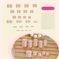 thumbnail image 6 of Yoyauz 48 Pieces Of Long Coffin Nail And Toe Press Kit, With French Fake Nail Press Patch Rhinestones, Square Almond Shaped Toenails, Summer Short Women'S Fake Toenails, 6 of 6