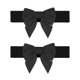 thumbnail image 1 of Cinturones elásticos anchos de 2 piezas para mujer Elerevyo, decoración de cinturón con lazo, cinturones versátiles de moda 27.6x2.3" Negro+Negro, 1 of 5