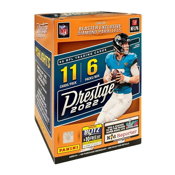 2022 Panini NFL Prestige Football Trading Card Blaster Box!
