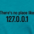 thumbnail image 3 of CafePress - There's No Place Like 127.0.0.1 T Shirt - Womens Tri-blend T-Shirt, 3 of 4