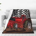 thumbnail image 1 of Fotbe tractor Manta de Franela Acolchonada con Estampado, Súper Suave y Esponjosa, Extra Grande para Sofá, Cama, Uso Todo el Año-40"x30", 1 of 7