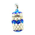 thumbnail image 1 of Enamel Filigree Flower Perfume Bottle Essential Pendant DIY - 6 6, 1 of 8
