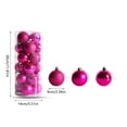 thumbnail image 2 of Fiudx Adornos Navideños de Bolas de 6 Cm para Árbol de Navidad, Varios Estilos, para Fiestas, 2 of 4