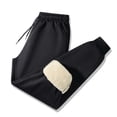 thumbnail image 5 of Winter Pants For Men Baggy Sweats Men's Baggy Fleece Workout Sweatpants with Pockets Drawstring Lounge Athletic Running Pants, 5 of 5