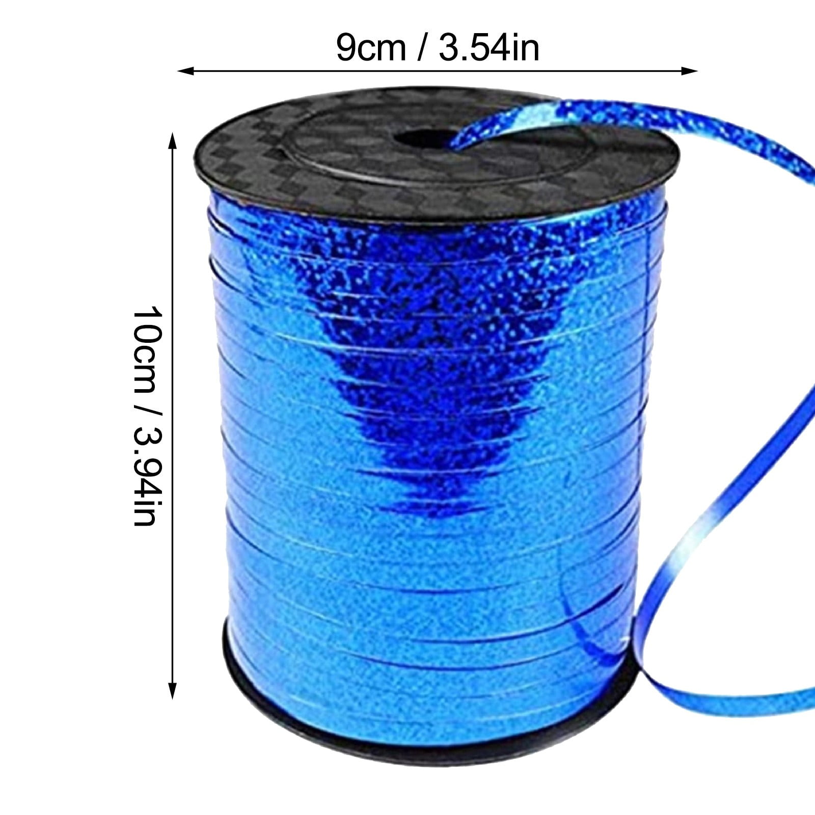 pdqouc Blue Curling Ribbon, 500 Yard Ribbon, Curling Ribbon for Gift Wrapping, Balloon Ribbon, Balloon String, Curly Ribbon, Thin Ribbon,Gift Ribbon for Birthday Party Decor