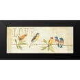 thumbnail image 2 of Tillmon, Avery 24x12 Black Modern Framed Museum Art Print Titled - Adoration of the Magpie Panel I, 2 of 5