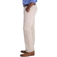 thumbnail image 2 of Haggar Mens Classic fit Chinos Pants 32 / 32 Beige Solid Stretch, 2 of 4
